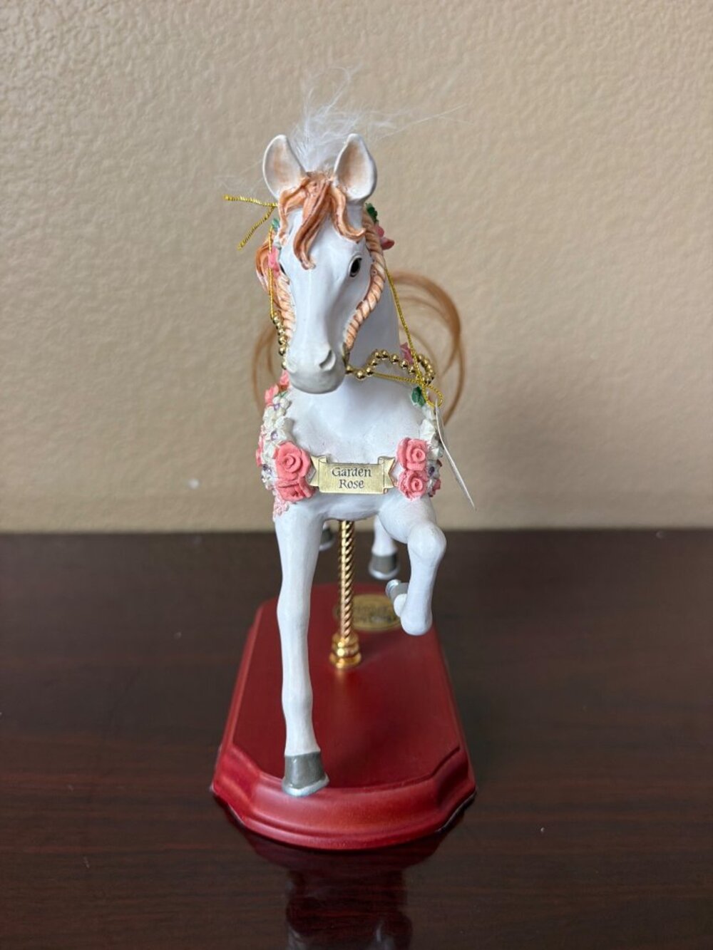 Sheldon Vaughn Garden Rose Once Upon a Carousel Horse Carlton Cards LE 5000 - Picture 6 of 16